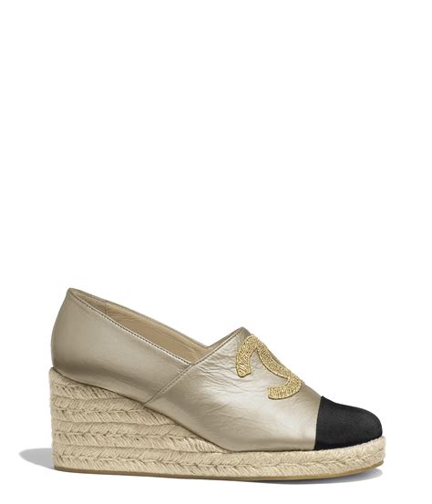 chanel espadrille sneakers|authentic Chanel espadrilles for sale.